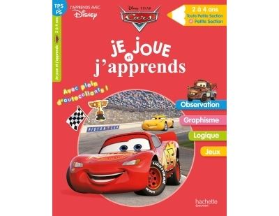 Je joue et j'apprends Cars TPS-PS