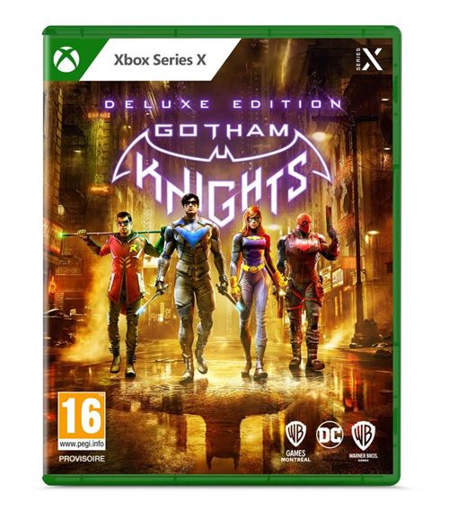 Pochette avant du jeu Gotham Knights Deluxe Edition Xbox Series X