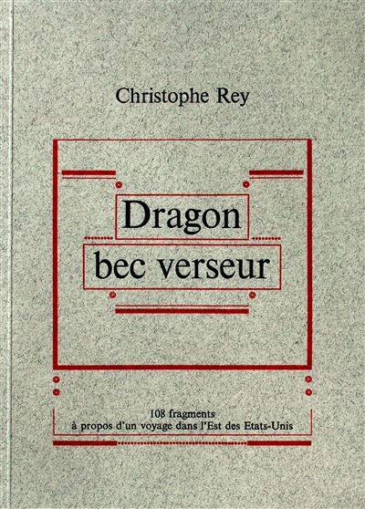 Dragon bec verseur - Christophe Rey - broché