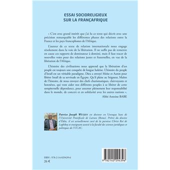 Essai socioreligieux sur la Françafrique