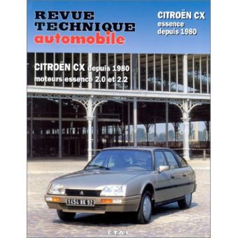 Revue technique automobile 395.6 Citroën CX X20, CX20 TRE, CX22TRS 80/89