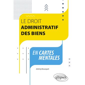 Le droit administratif des biens en cartes mentales