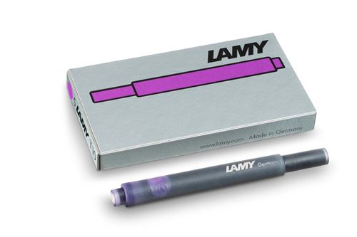 Set de 5 cartouches longues d’encre Lamy Violet