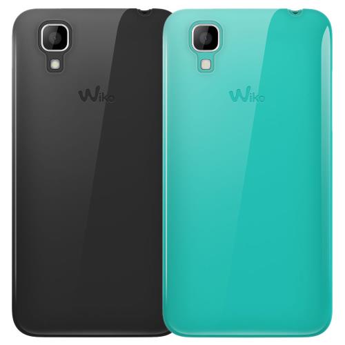WIKO CQ SUNSET NOIR ET TURQUOISE
