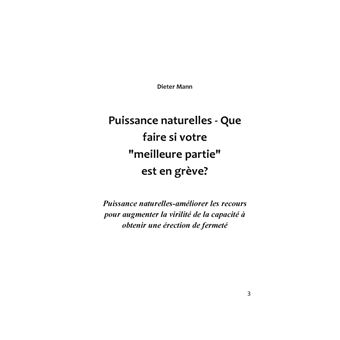 Puissance naturelles - Que faire si votre "meilleure partie" est en grève?