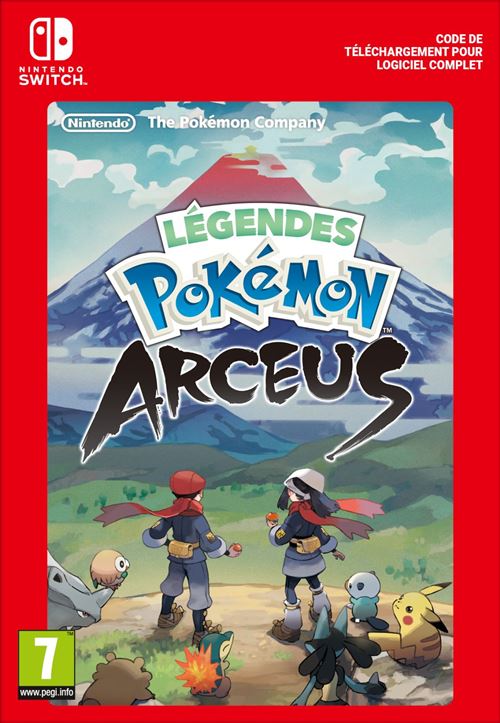 Code de téléchargement Légendes Pokémon Arceus Nintendo Switch