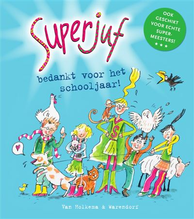 Superjuf, bedankt voor het schooljaar!