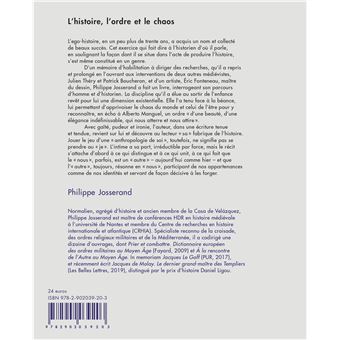 L'histoire, l'ordre et le chaos