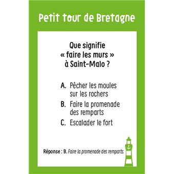Les petits jeux d'apéro - Breizh quiz, NE - Le jeu