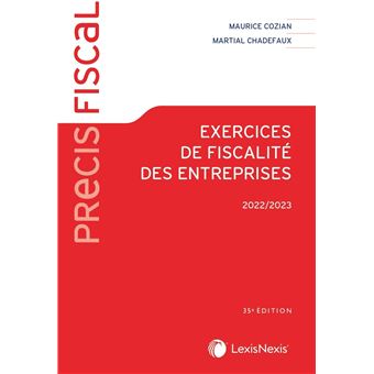 Exercices de fiscalite des entreprises 2022
