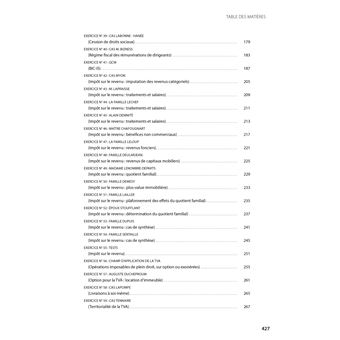 Exercices de fiscalite des entreprises 2022