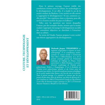 Culture, technologie et développement
