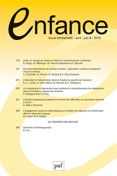 Enfance 2019, n.71(2)