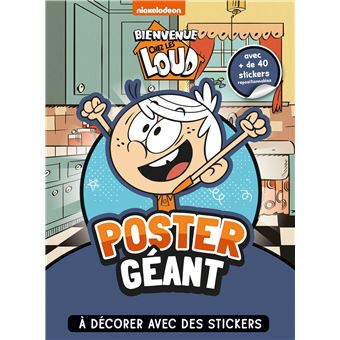 Bienvenue chez les Loud - Poster géant  à décorer