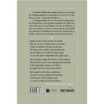 Le secret d'entre les secrets - La Bhagavad-Gîtâ - L'essentiel en vers alexandrins