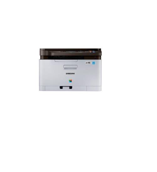 Samsung Xpress C480W - Imprimante multifonctions - couleur - laser - A4 (support) - jusqu'à 18 ppm (copie) - jusqu'à 18 ppm (impression) - 150 feuilles - USB 2.0, LAN, hôte USB, Wi-Fi, NFC