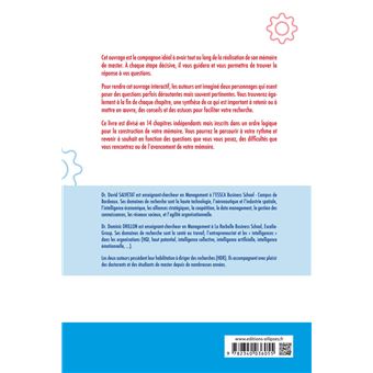 Le mémoire de Master : mode d'emploi