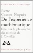 De l'expérience mathématique