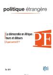 La démocratie en Afrique : tours et détours