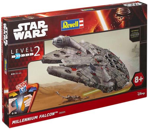 Maquette Star Wars Épisode VII Millennium Falcon Revell 6694 Easy Kit 70 pièces