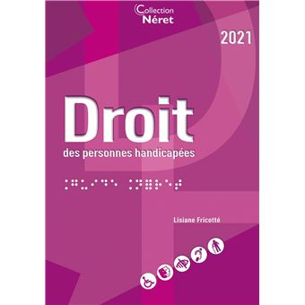 Droit des personnes handicapées 2021