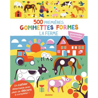 Mes premières gommettes formes - la ferme