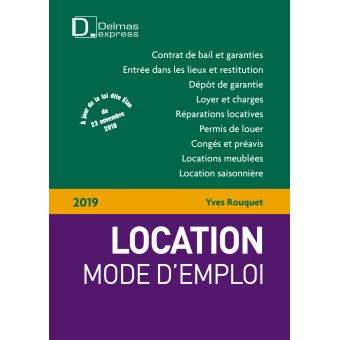 Location mode d'emploi 2019 - 14e ed.