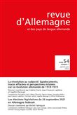 Revue d'Allemagne et des pays de langue allemande Tome 54 Numéro 1
