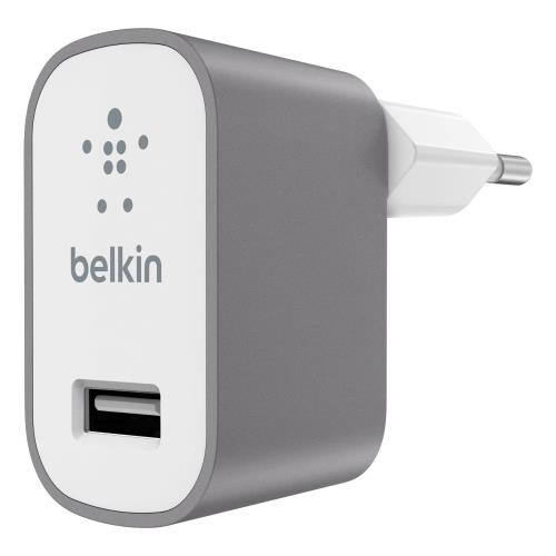 Chargeur secteur Belkin Premium 2.4 A Gris