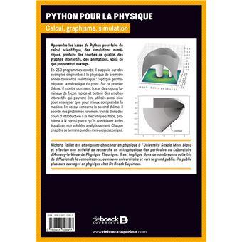 Python pour la physique