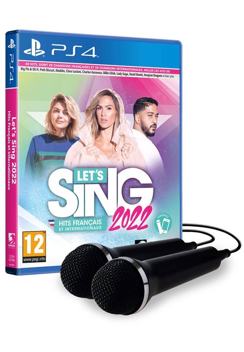 Let’s Sing 2022 avec 2 Microphones PS4