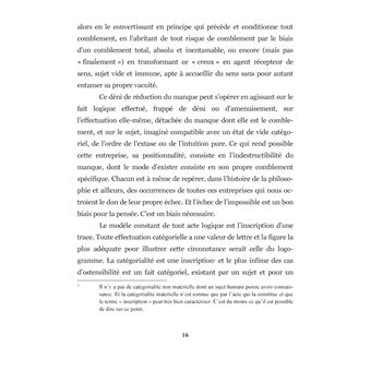 120 Propositions dans la raison privative de la catégorisation du possible - Série 4-2