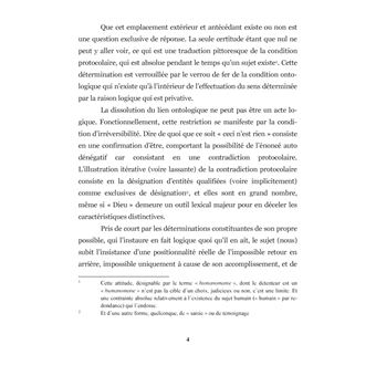 120 Propositions dans la raison privative de la catégorisation du possible - Série 4-2