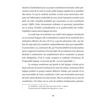 120 Propositions dans la raison privative de la catégorisation du possible - Série 4-2
