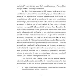 120 Propositions dans la raison privative de la catégorisation du possible - Série 4-2