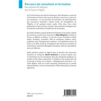 Parcours de consultant et formation