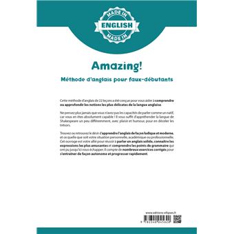 Amazing! - Méthode d'anglais pour faux-débutants - A2/B1