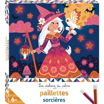Paillettes sorcières - mini boîte avec accessoires