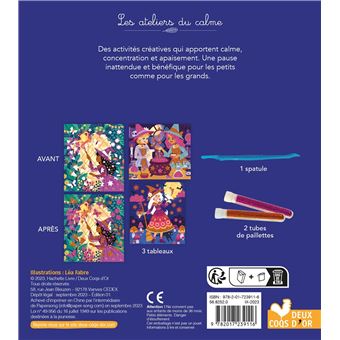 Paillettes sorcières - mini boîte avec accessoires