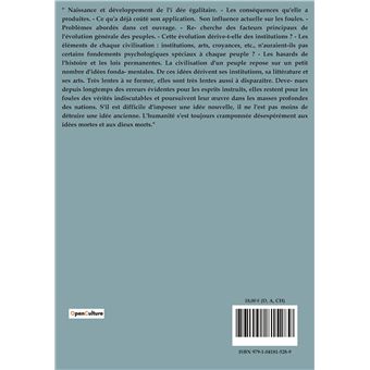 Lois psychologiques de l'évolution des peuples