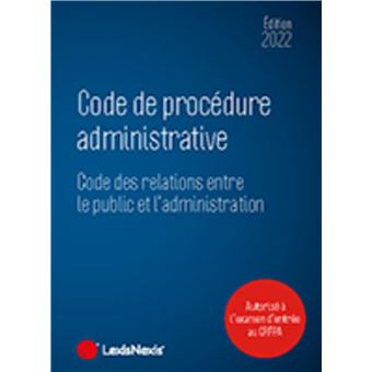 Code de procédure administrative 2022