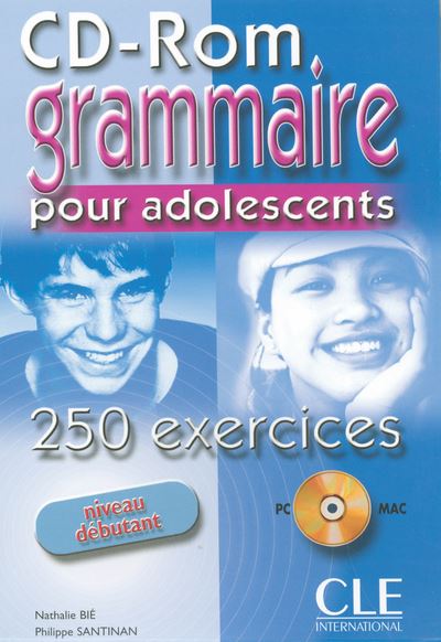 Cd Rom Grammaire Pour Adolescents 250 Exercices Niveau Debutant 250