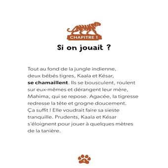 Défis nature   Premières lectures   Un petit tigre audacieux