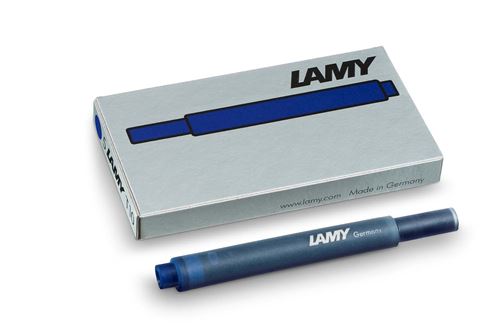 Set de 5 cartouches longues d’encre Lamy Bleu marine