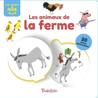 Les animaux de la ferme - Mon imagier à rire - Delphine Mach - cartonné