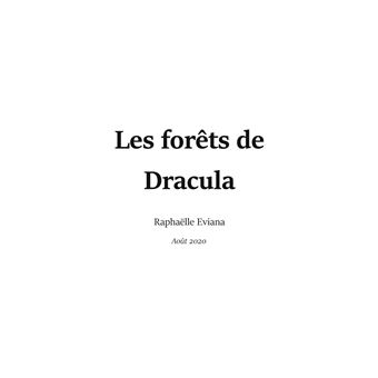 Les forêts de Dracula