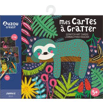 Ma pochette d'artiste - mes cartes a gratter : jungle