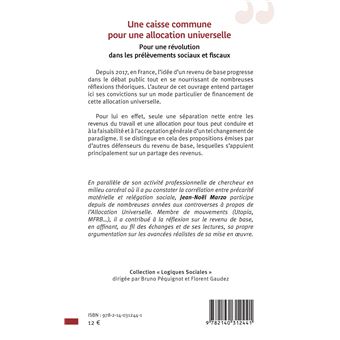 Une caisse commune pour une allocation universelle