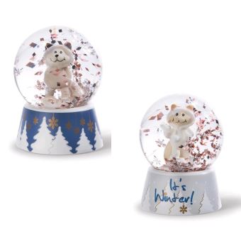 Boule A Neige Nici Chat Des Neiges 6 5 Cm Carnets Et Journaux Intimes A La Fnac