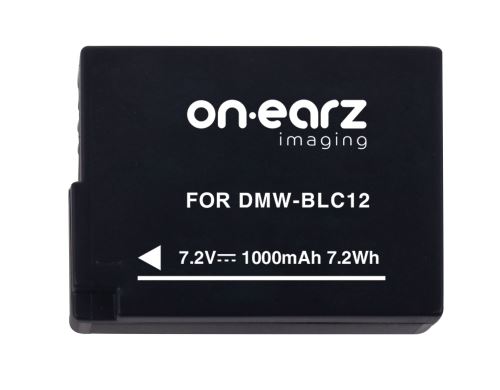 Batterie On.Earz Imaging DMW-BLC12 7.2 V 1000 mAh Noire